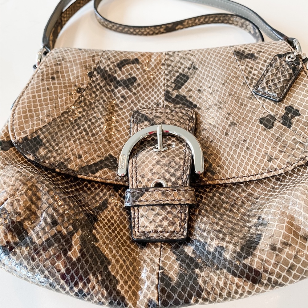 Coach Snake Skin Crossbody